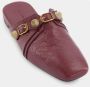 Balenciaga Bordeaux Leren Muiltjes - Thumbnail 2