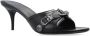 Balenciaga Leren sandalen met metalen hardware Black Dames - Thumbnail 4