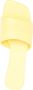 Balenciaga Citroengele Leren Slides Yellow Dames - Thumbnail 4
