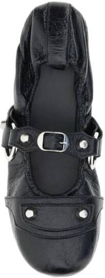 Balenciaga City Ballerina's met Zilveren Studs