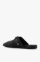 Balenciaga Zwarte Leren Slides met Gesp Hardware Black Heren - Thumbnail 5