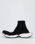 Balenciaga Dames 3Xl Sock Knit Zwart Black Dames - Thumbnail 2