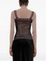 Balenciaga Doorschijnend hooggesloten lingerie met lange mouwen - Thumbnail 2