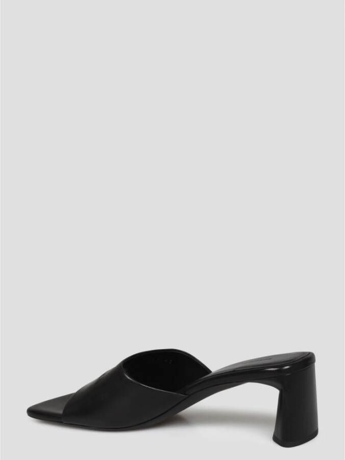 Balenciaga Duty Free Sandal Ss24 Square Toe Black Dames