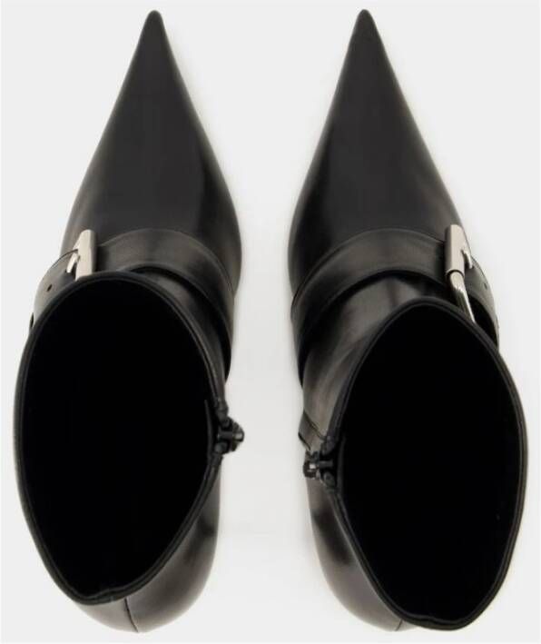 Balenciaga Elegante Slip-On Enkellaarzen Black Dames