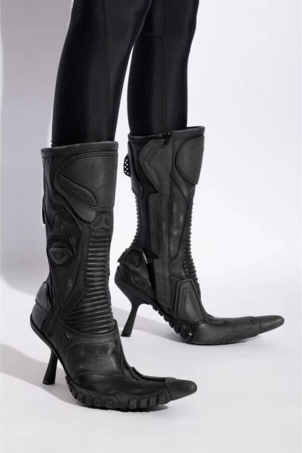 Balenciaga Hakken Enkellaarzen Black Dames