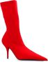 Balenciaga Enkellaarzen met 'mes'-hakken Rood Dames - Thumbnail 4