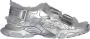 Balenciaga Faux Fur Neoprene Kalfsleer Nylon Track Sandaal - Thumbnail 2