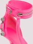 Balenciaga Fluo Pink Leren Sandalen Pink Dames - Thumbnail 4