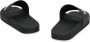 Balenciaga Zwarte Rubberen Sandalen Highlights Open Teen Black Heren - Thumbnail 3