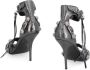 Balenciaga Gestudeerde Leren Sandalen met Enkelgesp - Thumbnail 2