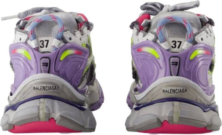 Balenciaga Gradient Mesh Sneakers Multicolor