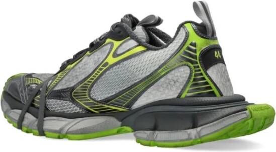 Balenciaga Grijs Zwart Groen Geel Sneakers