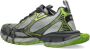 Balenciaga Grijs Zwart Groen Geel Sneakers - Thumbnail 2