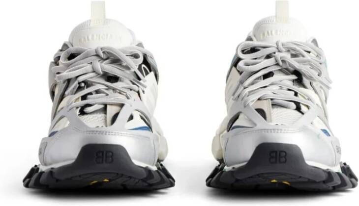 Balenciaga Grijs Blauwe Track Sneaker voor Mannen Multicolor Heren Schoenen