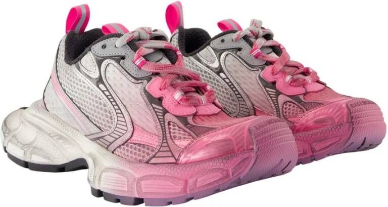 Balenciaga Grijs Roze Sneakers Synthetische Mesh Schoenen