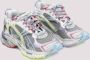 Balenciaga Grijze Mesh Sneakers met Lila en Gele Accenten Multicolor Dames - Thumbnail 3
