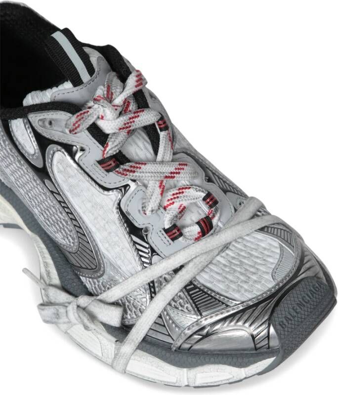 Balenciaga Grijze Sneakers met Mesh Structuur