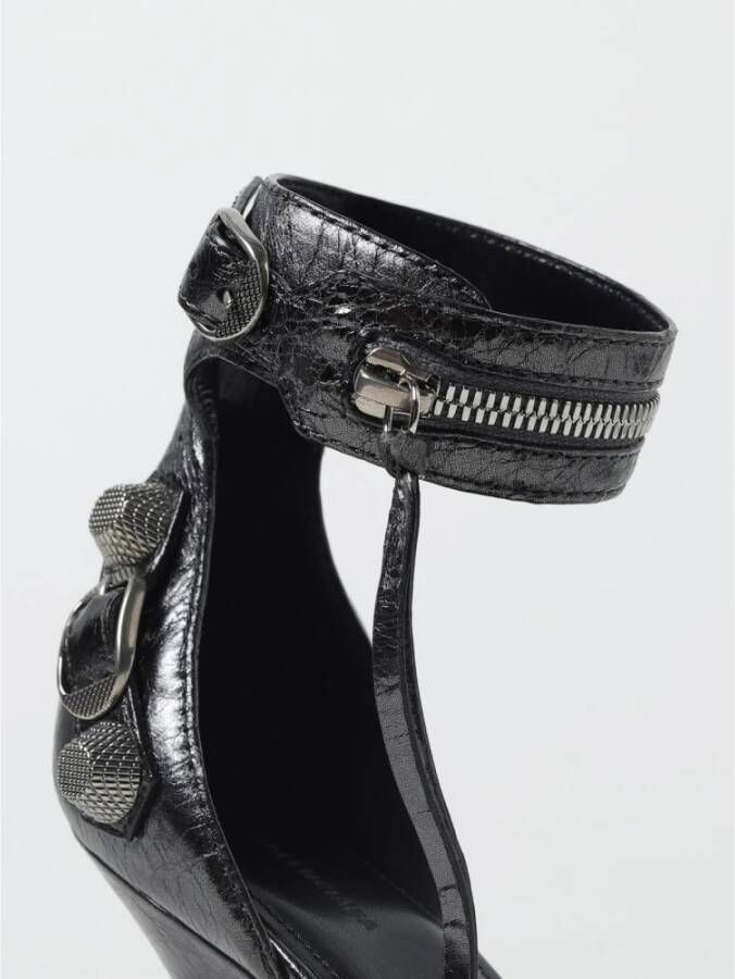 Balenciaga Grijze Zip Sandaal Hakken