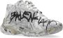 Balenciaga Graffiti Mesh Sneaker in Wit Multicolor Dames - Thumbnail 7