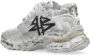 Balenciaga Graffiti Mesh Sneaker in Wit Multicolor Dames - Thumbnail 8