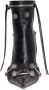 Balenciaga Zwarte leren enkellaarzen Edgy Statement Piece Black Dames - Thumbnail 9