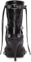 Balenciaga Zwarte leren enkellaarzen Edgy Statement Piece Black Dames - Thumbnail 12