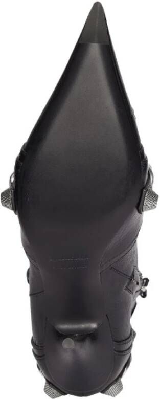 Balenciaga Zwarte Cagole 90 MM Bootie voor dames Zwart Dames