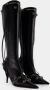 Balenciaga Hoge Laarzenmet studs en zilveren gespen Black Dames - Thumbnail 2