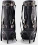 Balenciaga Zwarte leren enkellaarzen Edgy Statement Piece Black Dames - Thumbnail 3