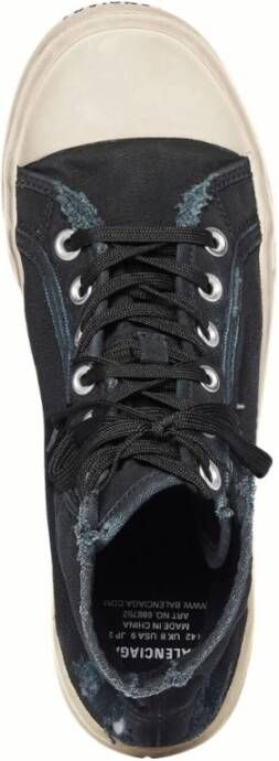 Balenciaga High Destroyed Zwart Wit Sneakers