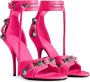 Balenciaga Fuchsia Hoge Hak Sandalen Roze Dames - Thumbnail 5