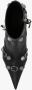 Balenciaga Zwarte leren enkellaarzen Edgy Statement Piece Black Dames - Thumbnail 7