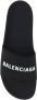 Balenciaga Zwarte Rubberen Sandalen Highlights Open Teen Black Heren - Thumbnail 3