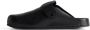 Balenciaga Zwarte Leren Logo-Gesp Sandalen Black Dames - Thumbnail 2