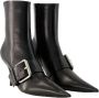 Balenciaga Leather boots Black Dames - Thumbnail 2
