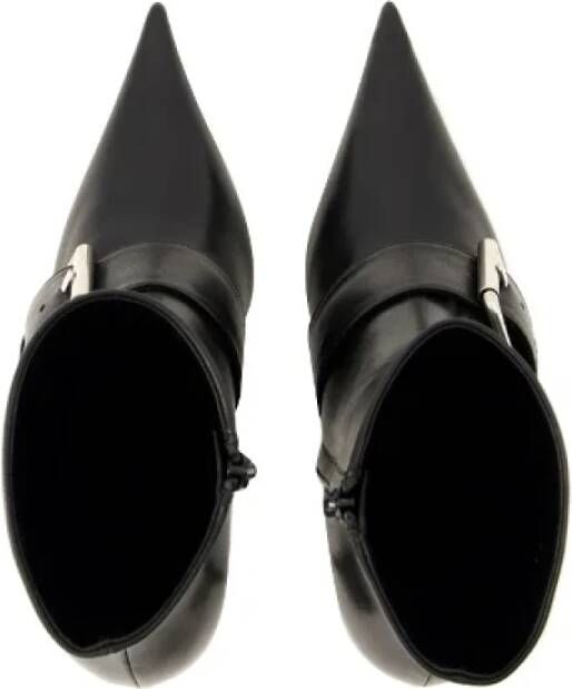 Balenciaga Leather boots Black Dames