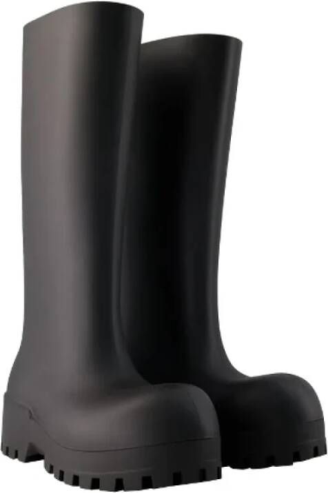 Balenciaga Leather boots Black Dames