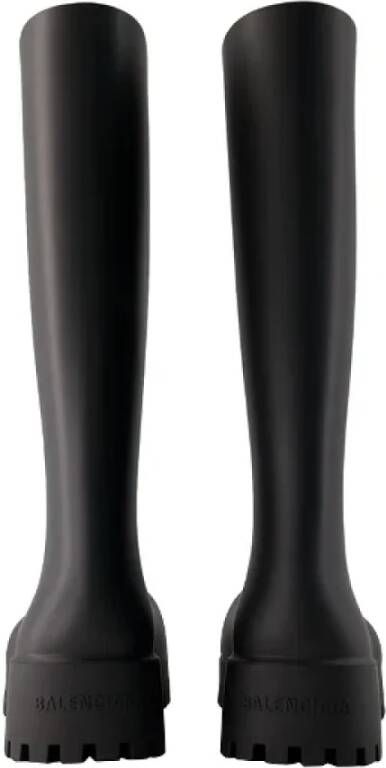 Balenciaga Leather boots Black Dames