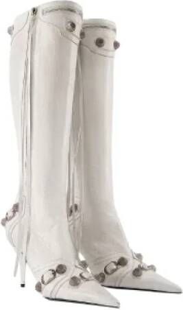 Balenciaga Leather boots White Dames