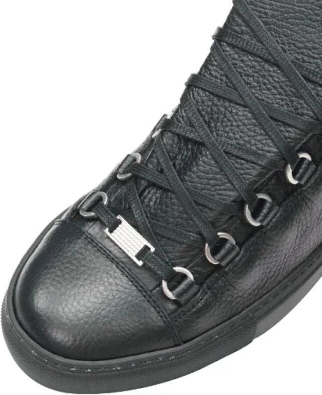Balenciaga Leather sneakers Black Dames