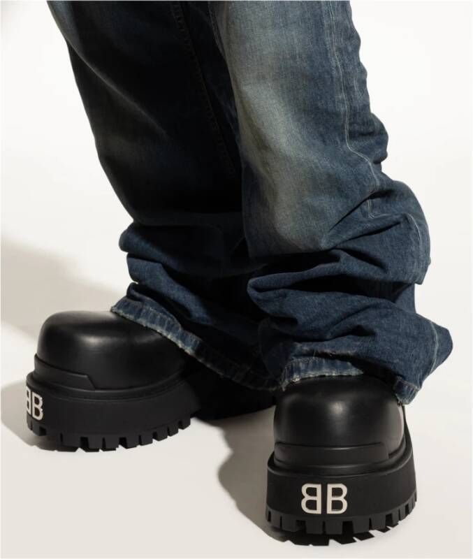 Balenciaga Leren schoenen Black Heren