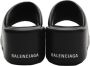 Balenciaga Logo Sliders voor zomerstijl Black Dames - Thumbnail 4