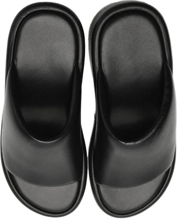 Balenciaga Logo Sliders voor zomerstijl Black Dames