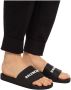 Balenciaga Zwarte Rubberen Sandalen Highlights Open Teen Black Heren - Thumbnail 3