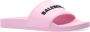 Balenciaga Merk rubberen slides Pink Dames - Thumbnail 4