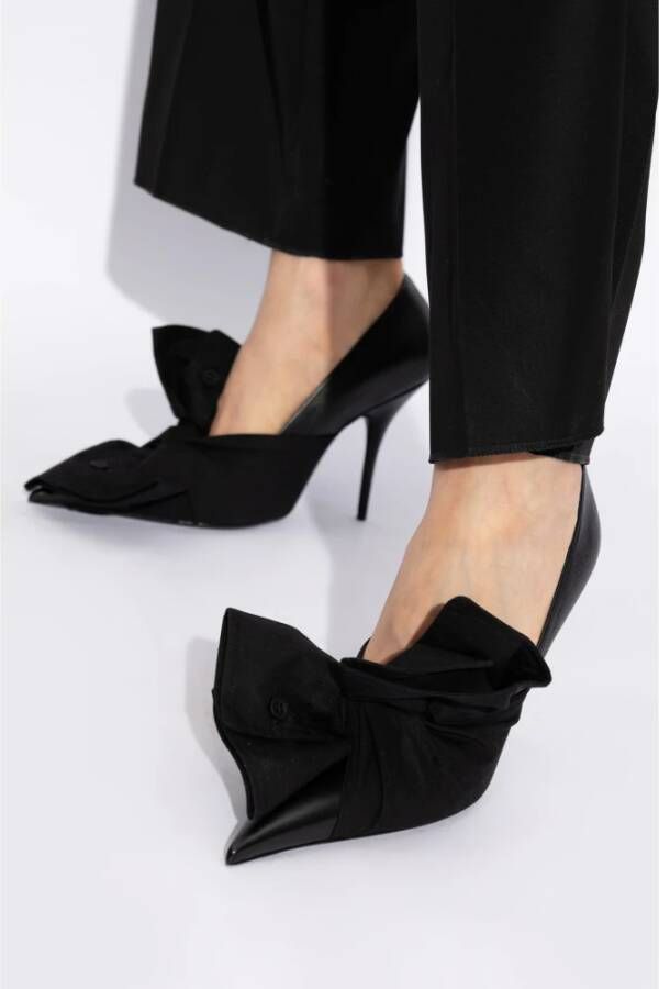 Balenciaga Mes Chemise stiletto pumps Black Dames