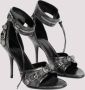 Balenciaga Metallic Leren Sandalen met Studs Gray Dames - Thumbnail 3