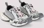 Balenciaga Multicolor Distressed Mesh Sneakers Gray Dames - Thumbnail 3