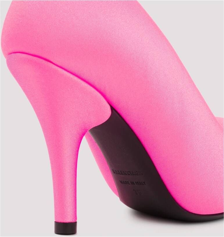 Balenciaga Neon Pink Stijlvolle Pumps Pink Dames